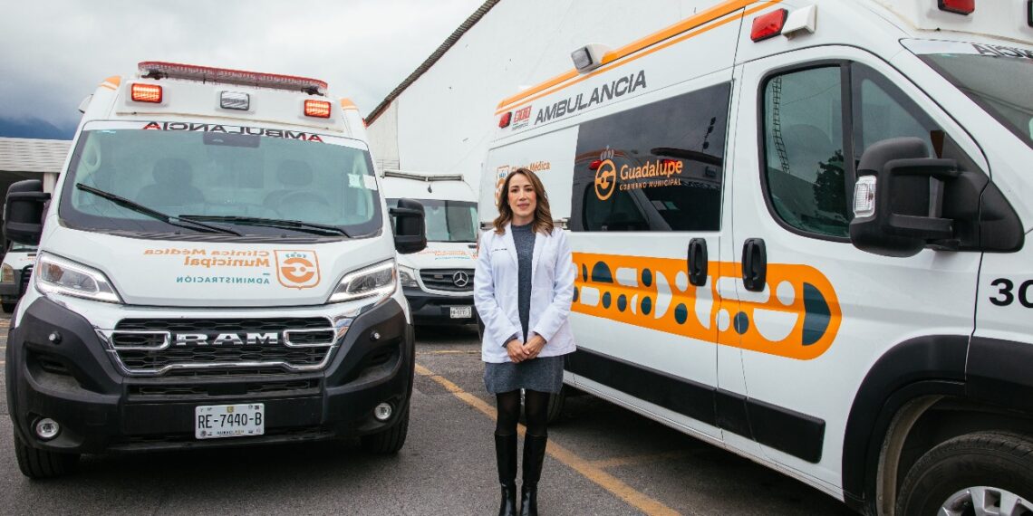 Estrena Municipio de Guadalupe ambulancias para reforzar la atención médica