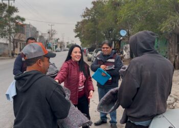 Activa Brenda Velázquez operativo de prevención por onda gélida en Escobedo