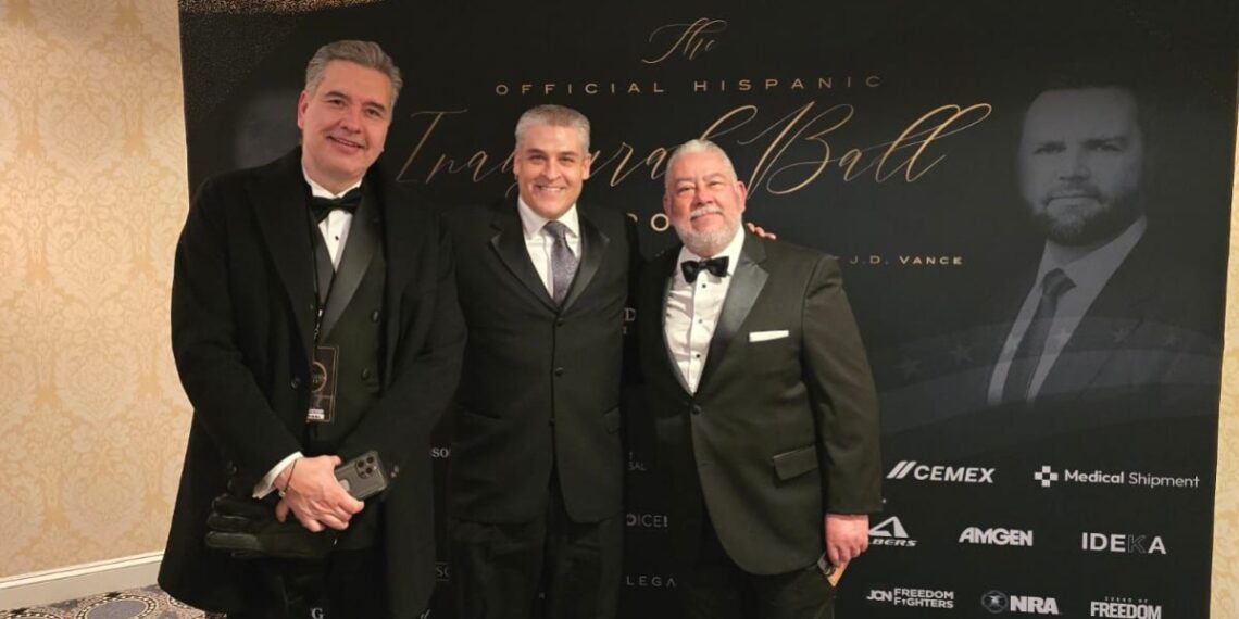 Waldo Fernández acude al Hispanic Inaugural Ball