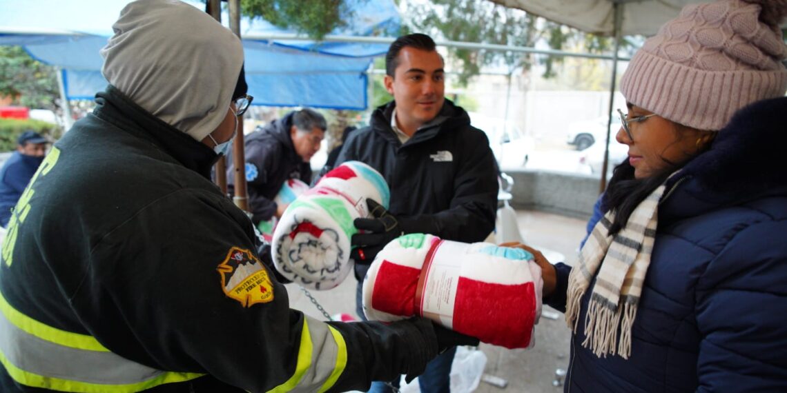 Operativo Carrusel de Manuel Guerra Cavazos responde a las bajas temperaturas en García