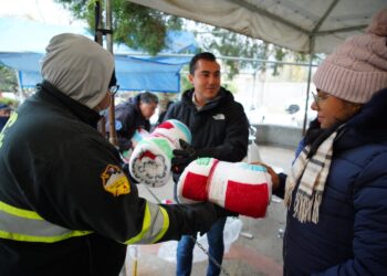 Operativo Carrusel de Manuel Guerra Cavazos responde a las bajas temperaturas en García