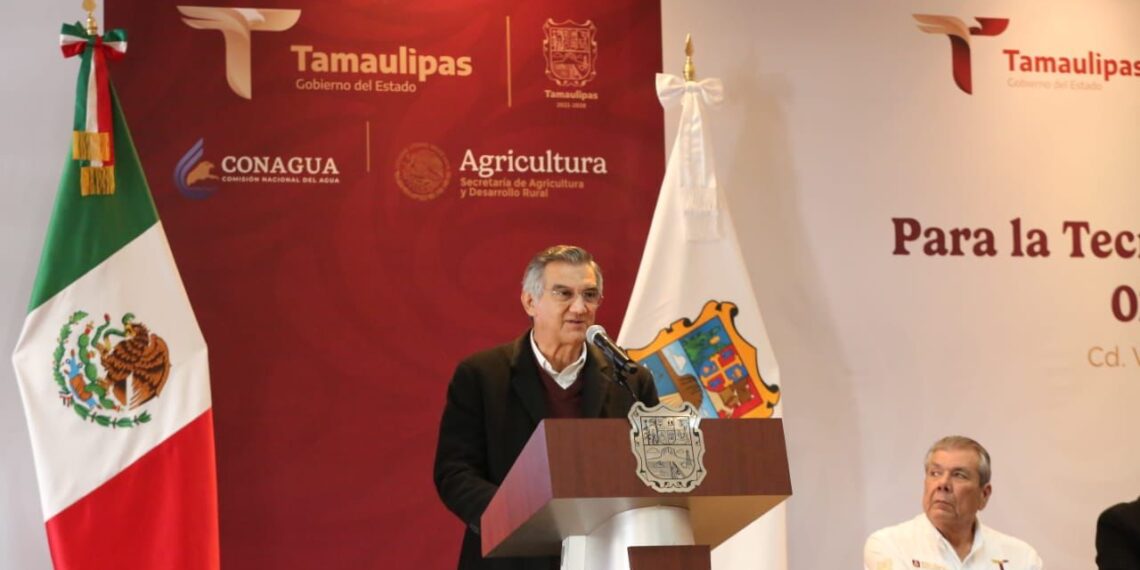 Firman histórico acuerdo para tecnificar el Distrito de Riego 026 en Tamaulipas con inversión de 4,100 MDP