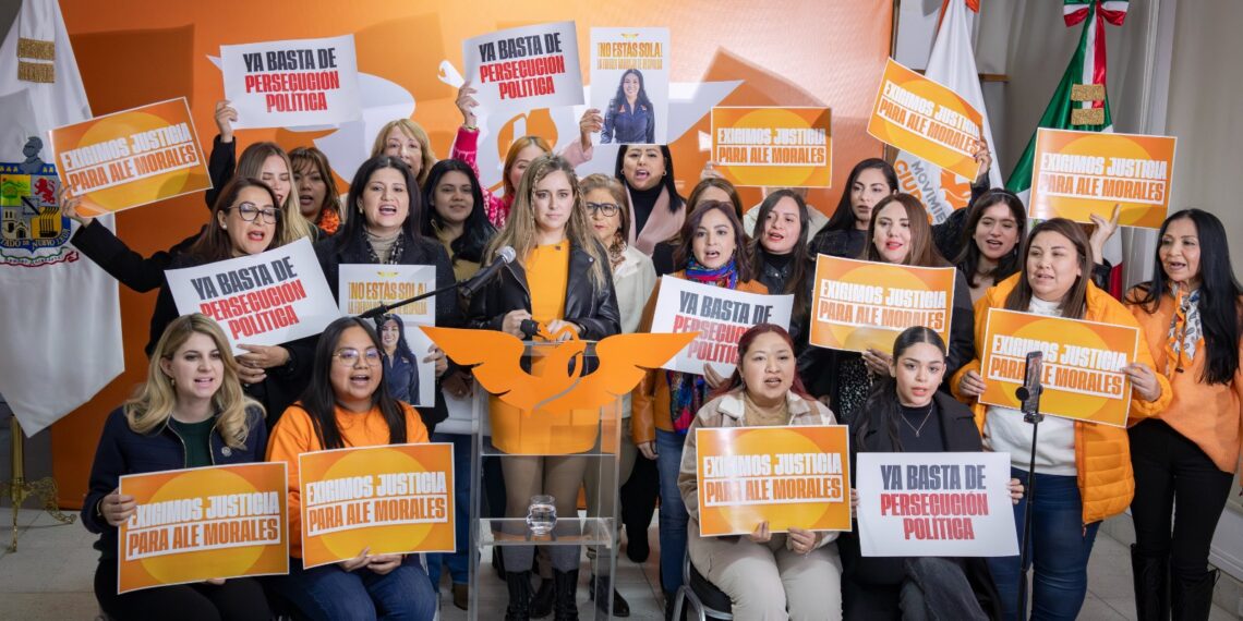 Mujeres de Movimiento Ciudadano respaldan a Alejandra Morales: ”Esto es persecución política, no justicia”