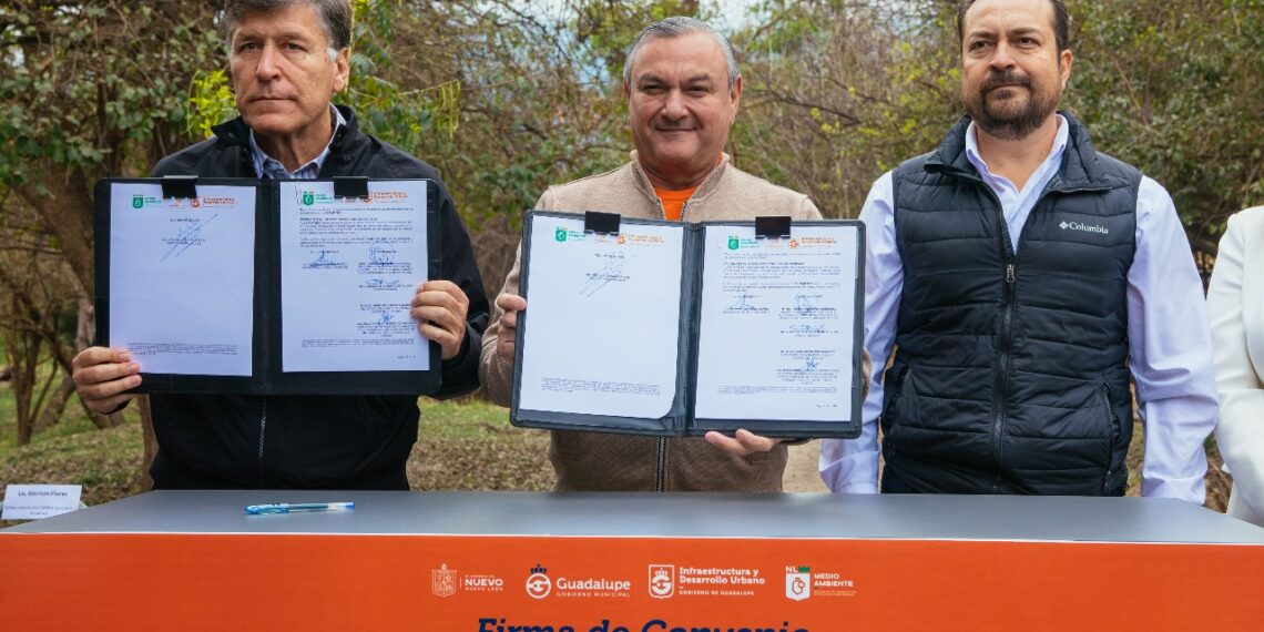 Guadalupe firma convenio ecológico con el Estado para reducir emisiones