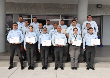 Agentes viales concluyen capacitación sobre hechos de tránsito terrestre