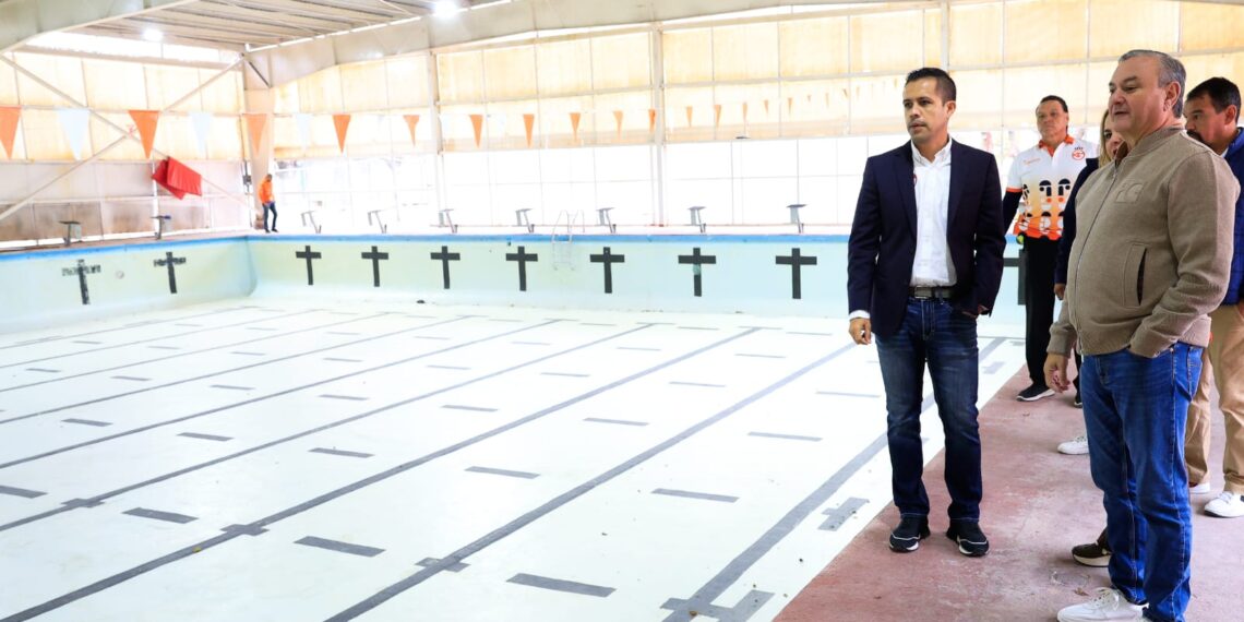 Rehabilitan albercas municipales de Guadalupe