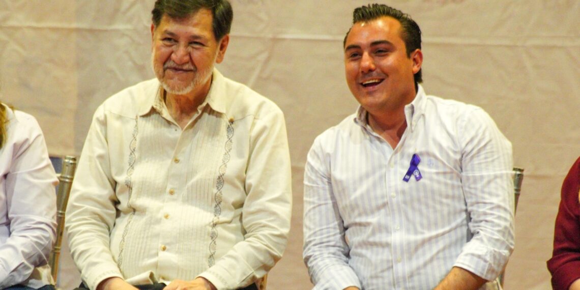 Fernández Noroña y Manuel Guerra reafirman la fuerza de la 4T en García