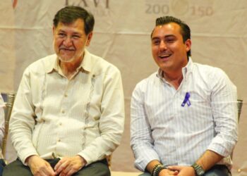 Fernández Noroña y Manuel Guerra reafirman la fuerza de la 4T en García