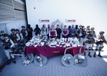 Desmantelan red de halconeo en García: Retiran más de 100 cámaras de videovigilancia ilegales