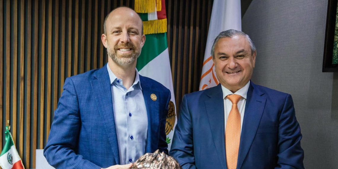 Recibe Héctor García al alcalde de Brownsville, Texas, y comparte visión del 2026