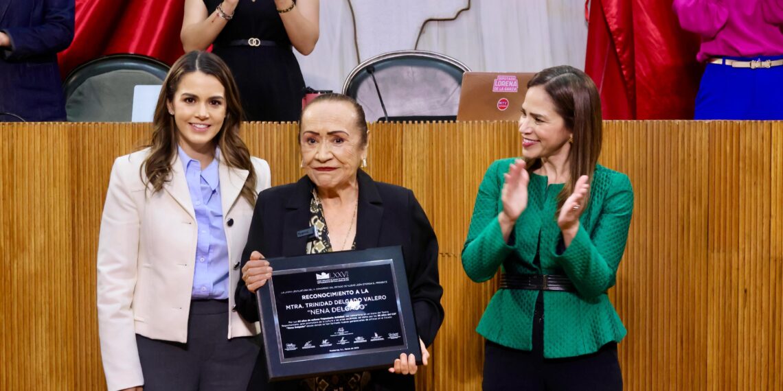 Reconoce Congreso a la “Nena Delgado“
