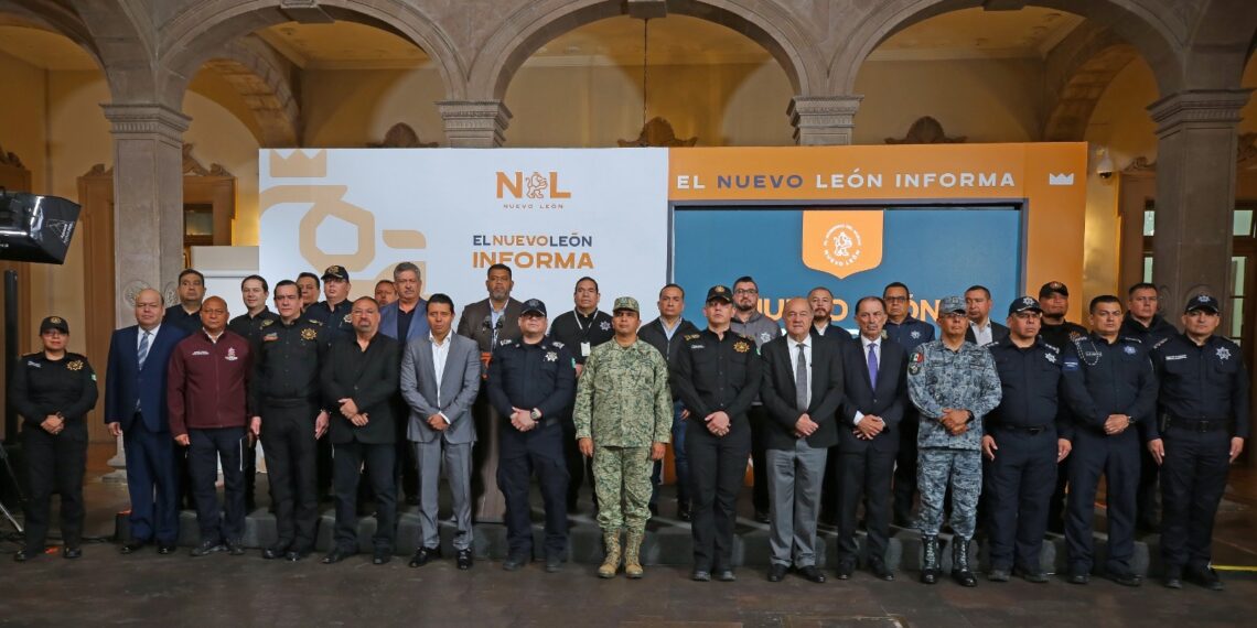 Nuevo León reduce homicidios un 40% en el primer trimestre de 2025