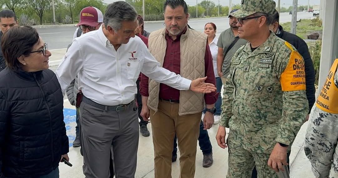 Arriba gobernador Américo Villarreal a Reynosa