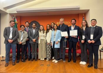 Waldo Fernández destaca beneficios del T-MEC ante estudiantes de Georgetown