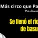 Río Ramos se llenó… ¡de basura!