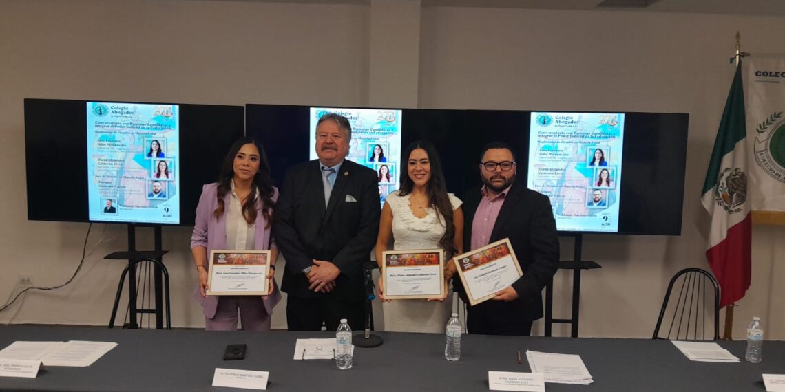 Aspirantes a jueces y magistradas del PJF exponen propuestas en Colegio de Abogados