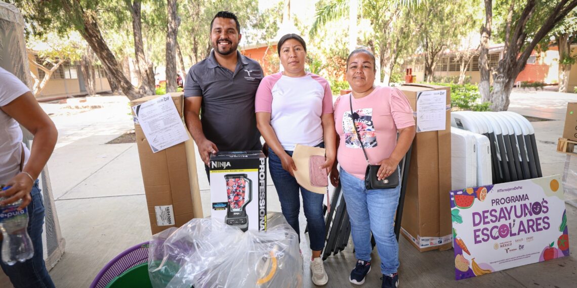 DIF Tamaulipas continúa equipando desayunadores escolares y comedores comunitarios