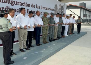 Gobernador y mandos militares inauguran instalaciones de la Guardia Nacional en Tamaulipas