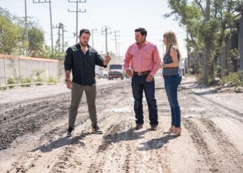 Mejoran vialidad clave en Salinas Victoria con obras de rehabilitación