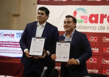 Manuel Guerra firma alianza con FDE para fortalecer la legalidad electoral en García