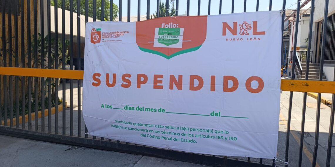 Medio Ambiente suspende actividades de PYOSA por derrame de líquidos