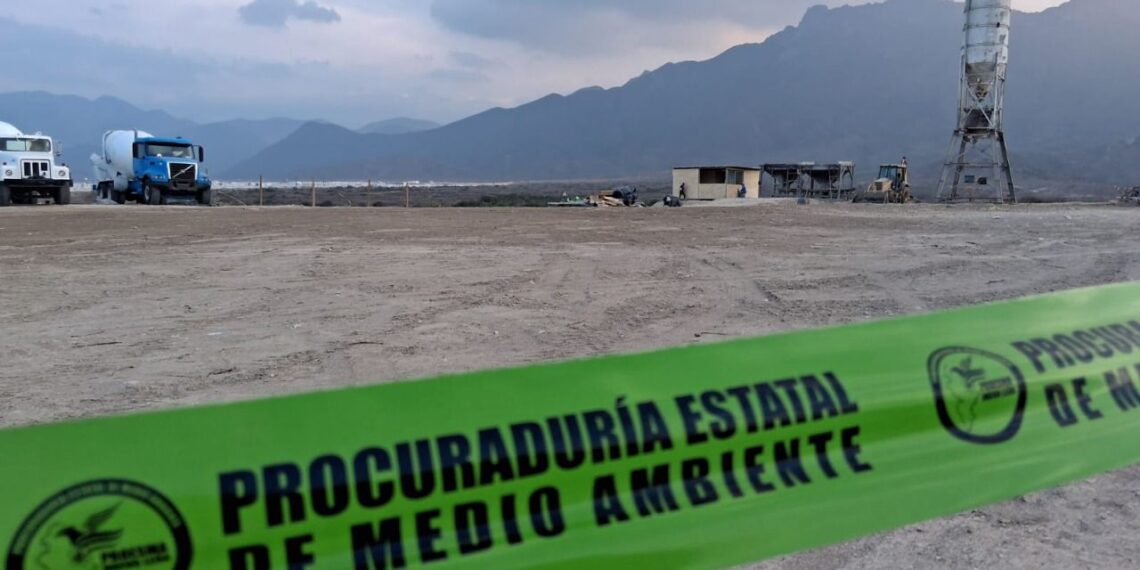 Suspenden instalación de planta concretera en García por falta de permisos ambientales