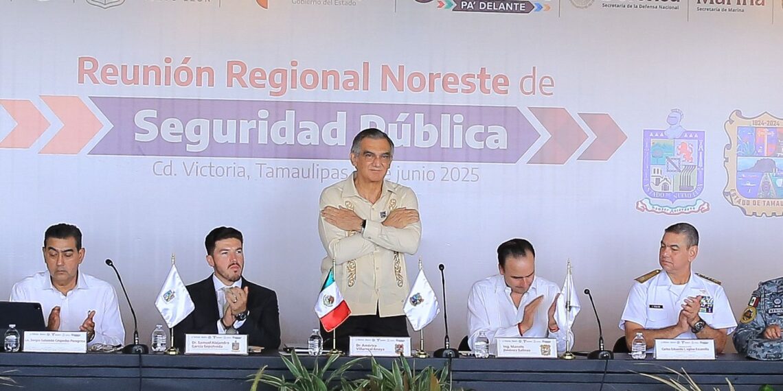 Tamaulipas, Nuevo León y Coahuila acuerdan reforzar seguridad fronteriza e interestatal