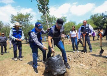 Adrián de la Garza impulsa reforestación con entrega de árboles en Monterrey