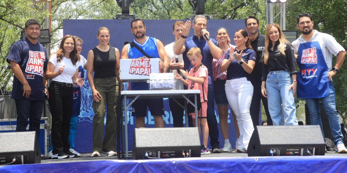 Monterrey celebra a los padres con jornada deportiva “Que se arme, papá”