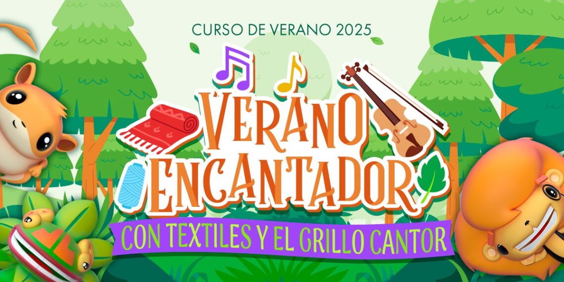 Invitan a curso de verano “Verano encantador con textiles y el Grillo cantor”
