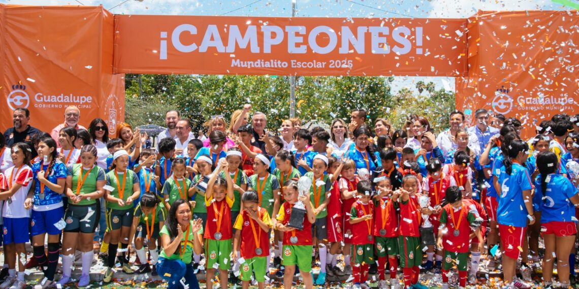Cierra con broche de oro el Mundialito Escolar Guadalupe 2025
