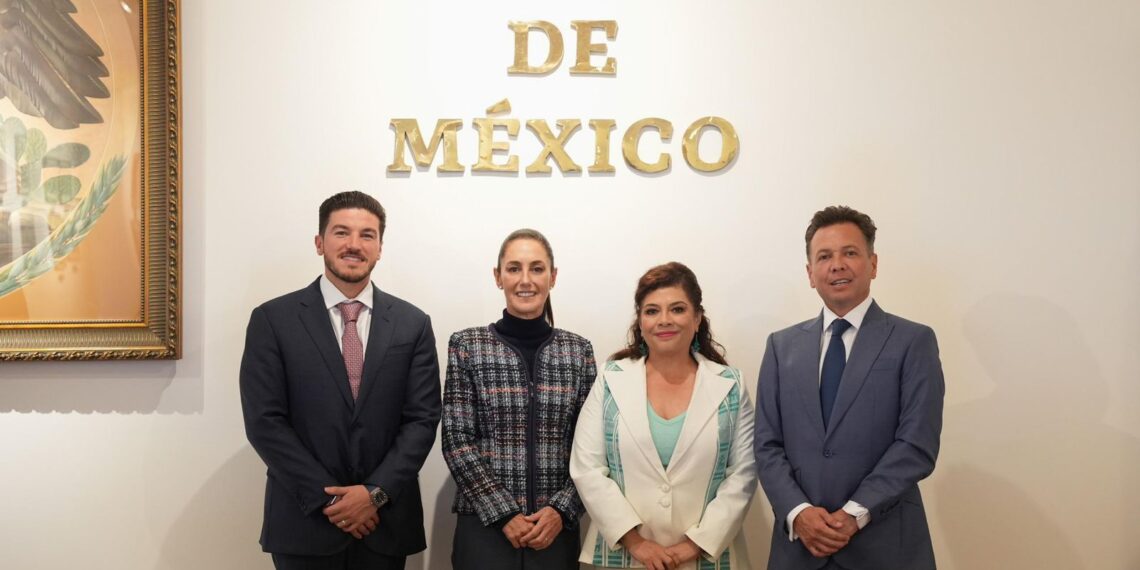 Gobernador Samuel García se reúne con la Presidenta Claudia Sheinbaum