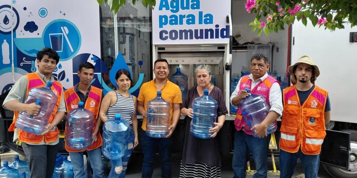 Planta potabilizadora móvil beneficia a 3,500 familias