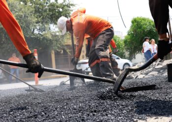 Intensifica Guadalupe labores de mantenimiento de carpeta asfáltica