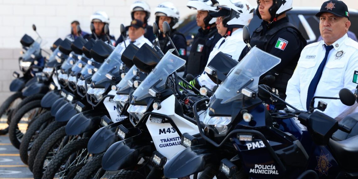 Fortalece Guadalupe patrullaje con 50 nuevas motocicletas