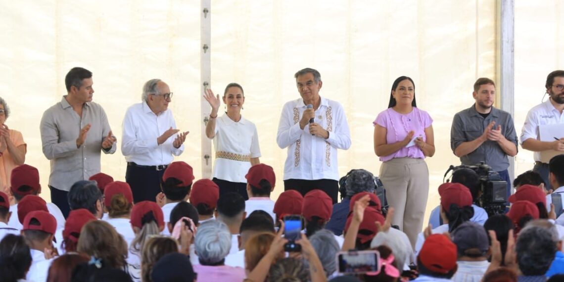 Sheinbaum lanza “Salud Casa por Casa” en Tamaulipas y reconoce a Américo