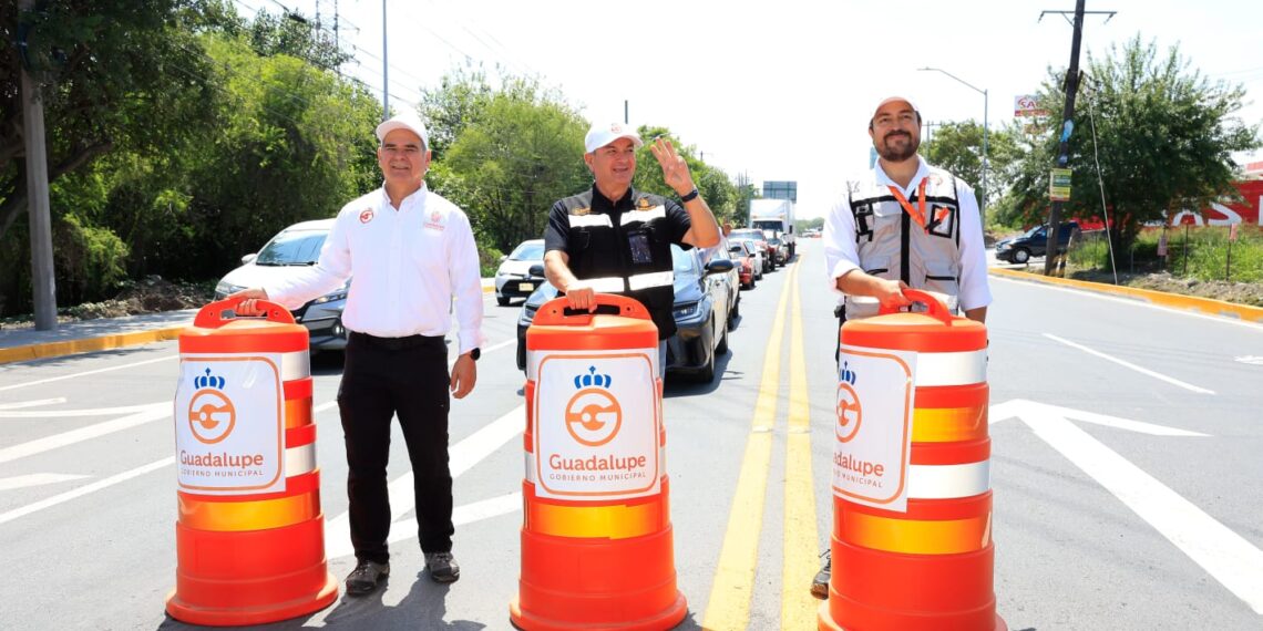 Guadalupe mejora movilidad de Ruiz Cortines con ampliación de carriles