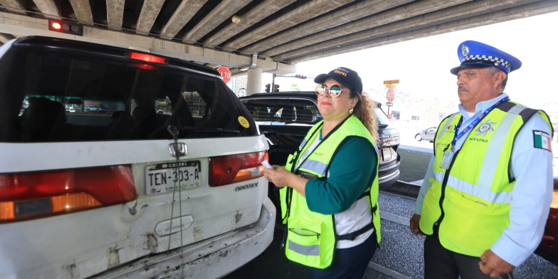Tránsito de Monterrey se suma a campaña por una mejor cultura vial