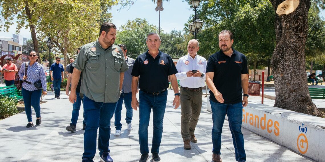 Renuevan la imagen de la Plaza Principal en Guadalupe