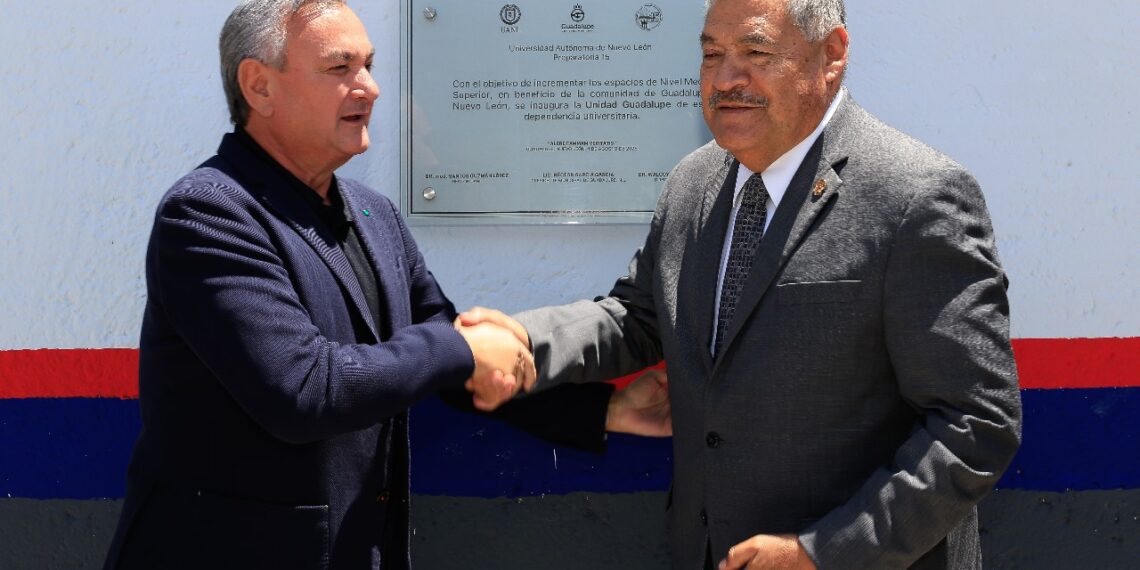 Guadalupe y UANL inauguran extensión de la Prepa 15 en Hacienda de Guadalupe