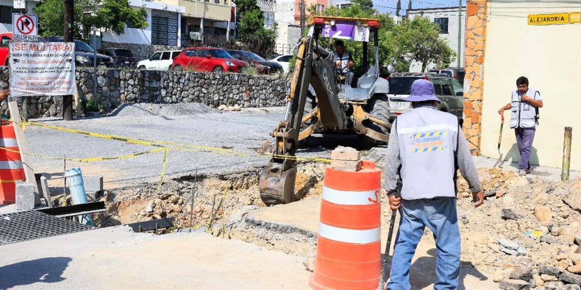 Guadalupe fortalece red pluvial en la colonia Fovissste Camino Real