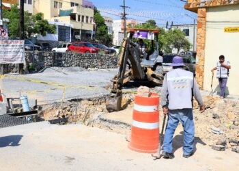 Guadalupe fortalece red pluvial en la colonia Fovissste Camino Real