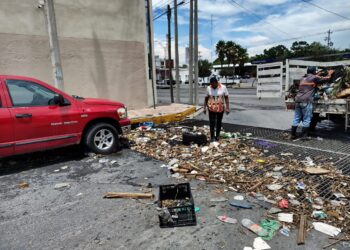 Guadalupe retira 16 toneladas de basura tras la lluvia