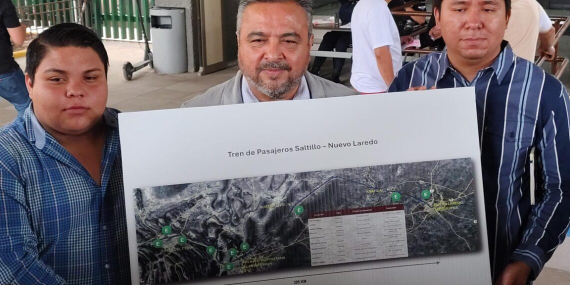 Avanza proyecto de viaducto elevado para tren Saltillo-Monterrey-Nuevo Laredo