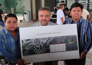 Avanza proyecto de viaducto elevado para tren Saltillo-Monterrey-Nuevo Laredo