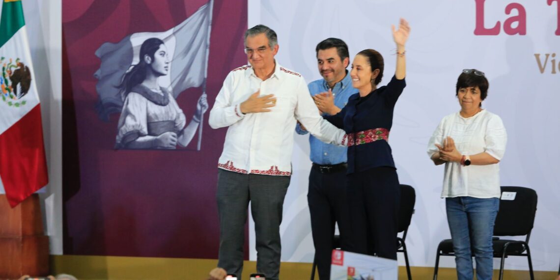 Sheinbaum reitera apoyo para transformar Tamaulipas