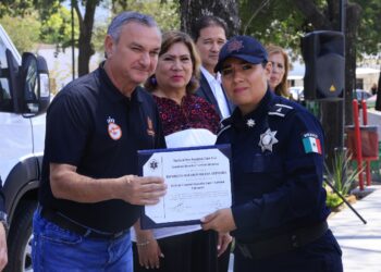 Guadalupe entrega Unidad de Medicina Táctica a policías municipales