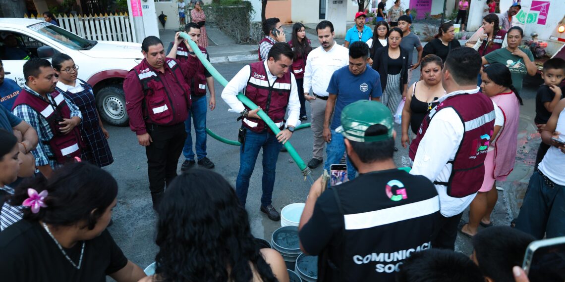 Manuel Guerra implementa plan integral ante crisis de agua en García