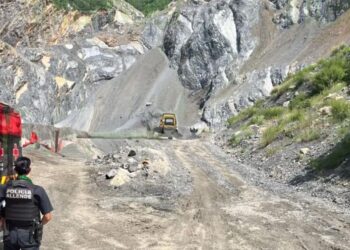 Tragedia en Las Cruces: dos obreros mueren sepultados en pedrera