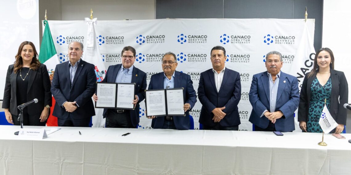 CANACO Monterrey y Escobedo firman convenio para fortalecer MiPYMES